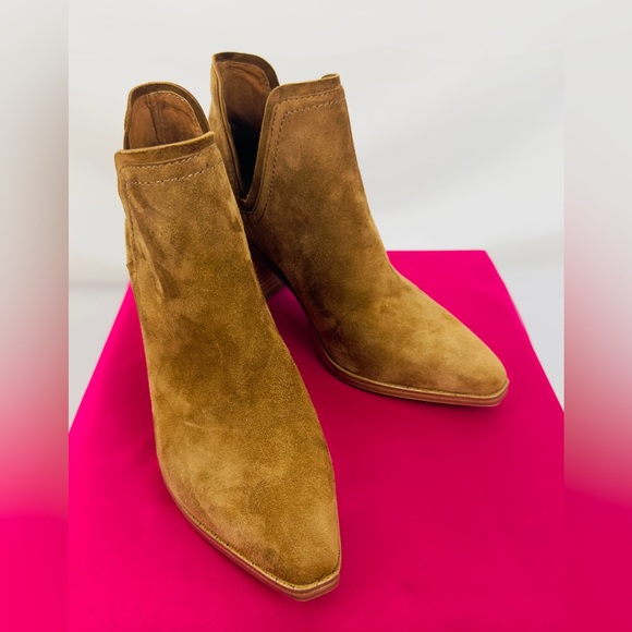 STEVE MADDEN Havannah Pointed Toe Bootie (Women) Chestnut Suede.  6.5M  … - Picture 8 of 15